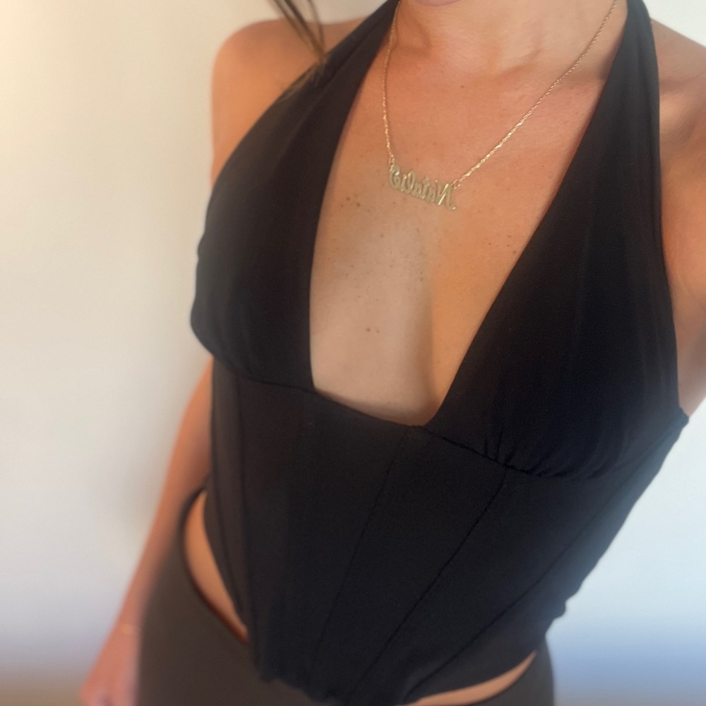 Zara corset halter top